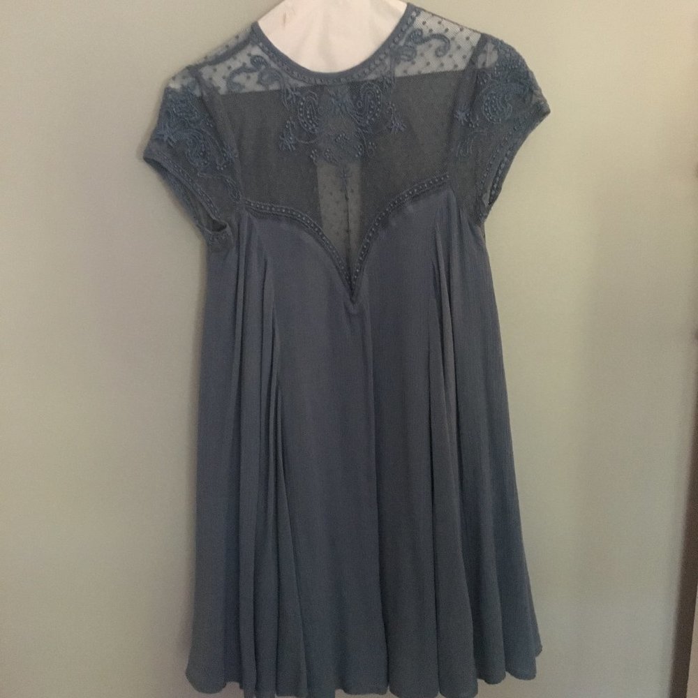 BLUE MINI DRESS